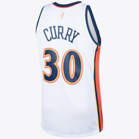 Golden State Warriors 2009 Steph Curry Hardwood Classics Home Swingman Jersey By Mitchell & Ness - White -