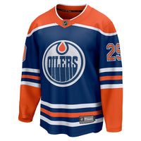 Edmonton Oilers Leon Draisaitl Fanatics Royal Home Breakaway Jersey