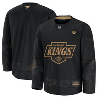 Los Angeles Kings Fanatics Black 2024 Military Appreciation Practice Jersey