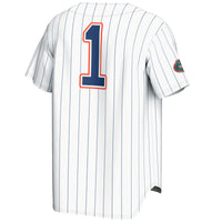 GameDay Greats #1 White Florida Gators Lightweight Baseball Jersey
