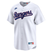 Texas Rangers Nike White Cooperstown Collection Limited Jersey