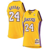 Kobe Bryant Hardwood Classics 2008-09 Authentic Jersey By Mitchell & Ness - Gold -