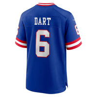 New York Giants Jaxson Dart Nike Royal Alternate 2 Classic Game Jersey