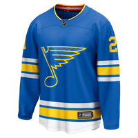 St. Louis Blues Jimmy Snuggerud Fanatics Blue Home Breakaway Jersey
