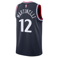 Los Angeles Clippers Nike Replica Icon Edition Swingman Jersey - Navy - Nick Martinelli