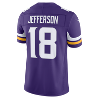 Minnesota Vikings Justin Jefferson Nike Purple Team Vapor F.U.S.E. Stitched Limited Jersey