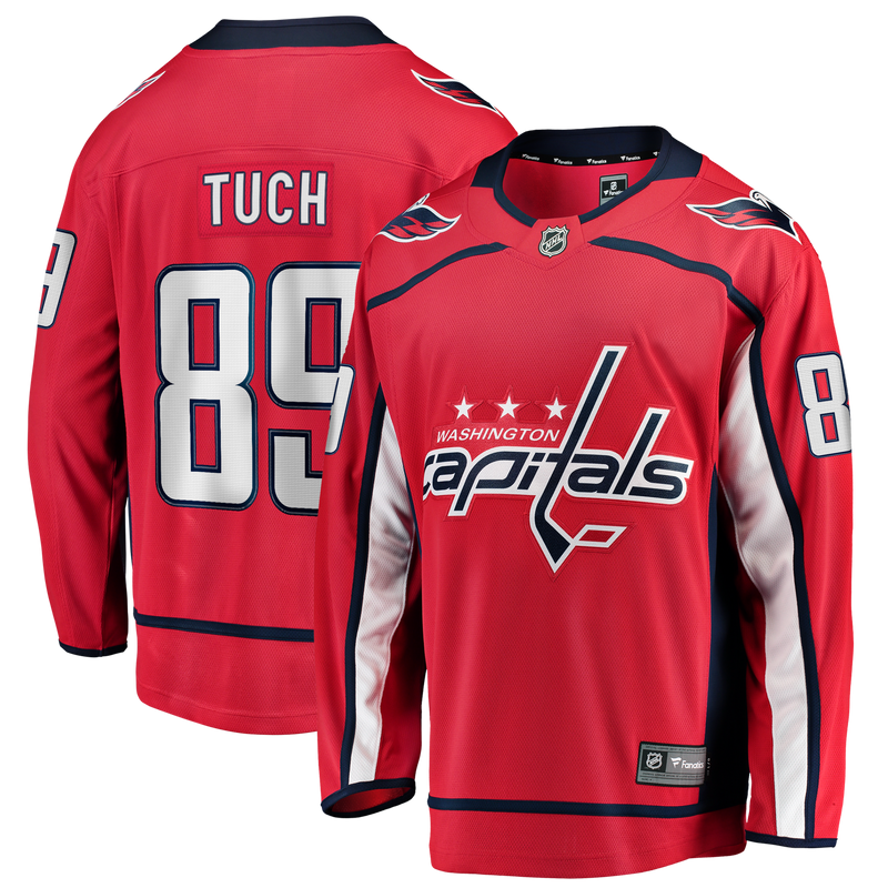 Washington Capitals Alex Tuch Fanatics Red Home Breakaway Jersey