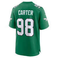 Philadelphia Eagles Jalen Carter Nike Kelly Green Alternate Game Jersey