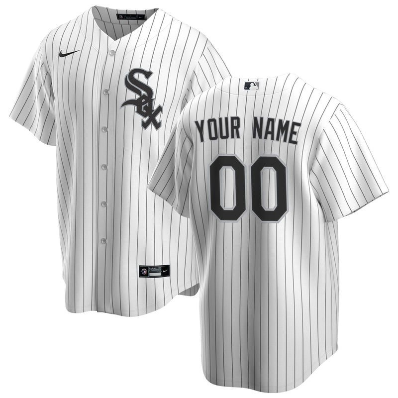 Chicago White Sox Nike White Home Replica Custom Jersey