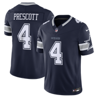 Dallas Cowboys Dak Prescott Nike Navy Team Vapor F.U.S.E. Stitched Limited Jersey