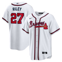Atlanta Braves Austin Riley Nike White Home Replica Player Jersey