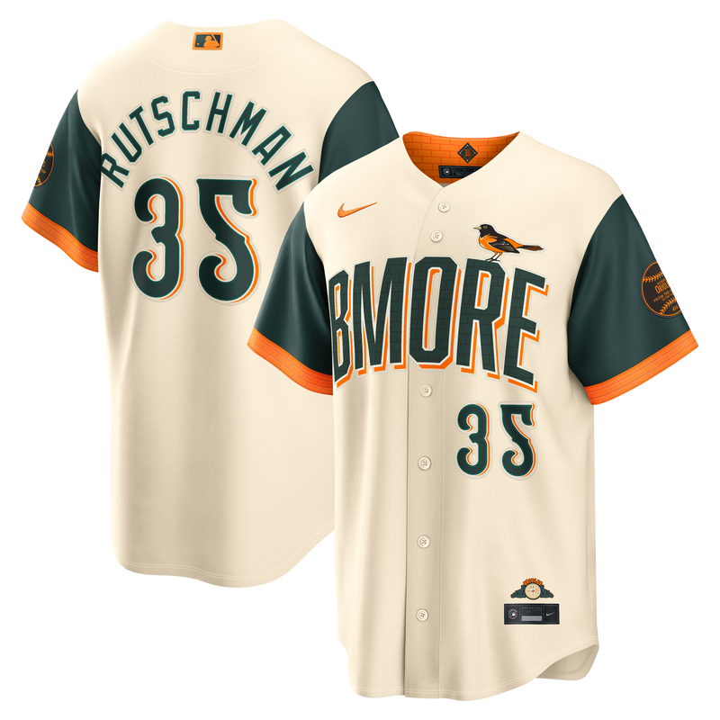 Baltimore Orioles Adley Rutschman Nike Cream 2026 City Connect Stadium Jersey