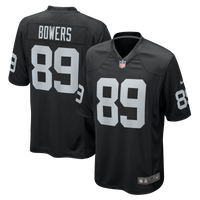 Las Vegas Raiders Brock Bowers Nike Black Player Game Jersey