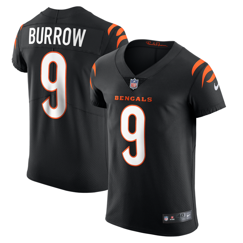 Cincinnati Bengals Joe Burrow Nike Black Vapor Elite Jersey