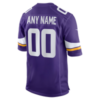 Minnesota Vikings Nike Purple Custom Game Jersey