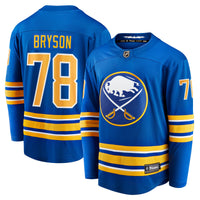 Buffalo Sabres Jacob Bryson Fanatics Royal Home Breakaway Player Jersey