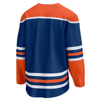 Edmonton Oilers Fanatics Royal Home Breakaway Blank Jersey