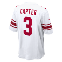 New York Giants Abdul Carter Nike White Game Jersey