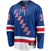 New York Rangers Anton Blidh Fanatics Blue Home Breakaway Jersey