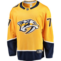Nashville Predators Luke Evangelista Fanatics Gold Premier Breakaway Player Jersey