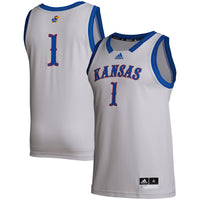 adidas # Gray Kansas Jayhawks Swingman Jersey