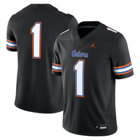 Jordan Brand #1 Black Florida Gators Alternate Game Jersey