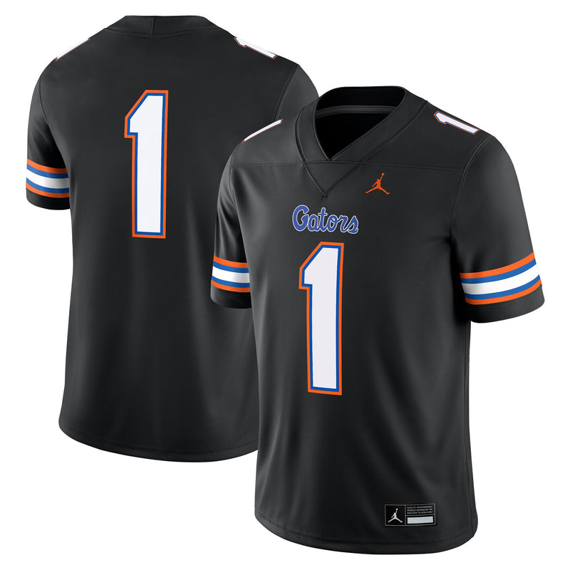 Jordan Brand #1 Black Florida Gators Alternate Game Jersey