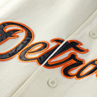 Detroit Tigers Profile Cream/Navy Big & Tall Two-Color Fashion Jersey
