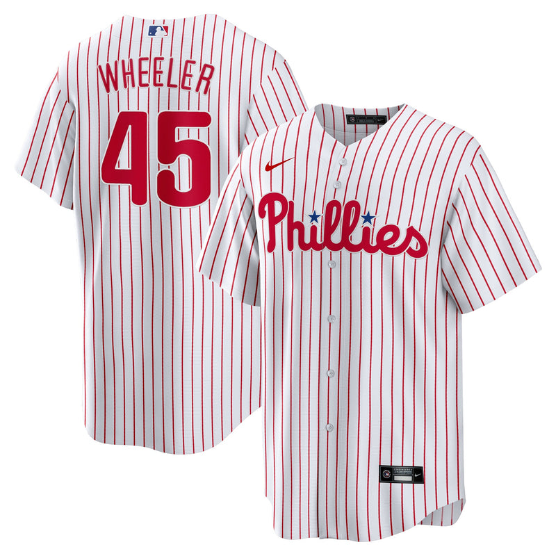 Philadelphia Phillies Zack Wheeler Nike White Home Replica Jersey