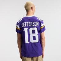 Minnesota Vikings Justin Jefferson Nike Purple Team Vapor F.U.S.E. Elite Jersey