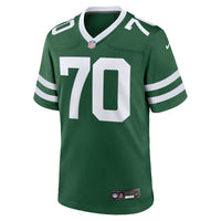 New York Jets Armand Membou Nike Green Team Game Jersey