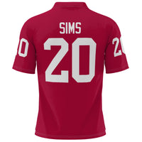 Billy Sims Crimson Oklahoma Sooners Heisman Football Jersey