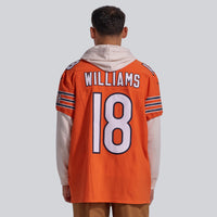 Chicago Bears Caleb Williams Nike Orange Alternate Vapor F.U.S.E. Elite Jersey