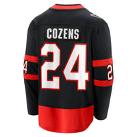 Ottawa Senators Dylan Cozens Fanatics Black Home Breakaway Jersey