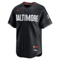 Baltimore Orioles Adley Rutschman Nike Black City Connect Limited Player Jersey