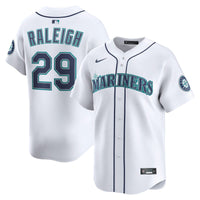 Seattle Mariners Cal Raleigh Nike White Home Limited Player Jersey