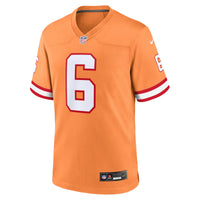 Tampa Bay Buccaneers Baker Mayfield Nike Orange Throwback Game Jersey