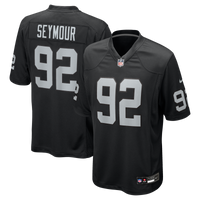 Las Vegas Raiders Richard Seymour Nike Black Retired Player Game Jersey