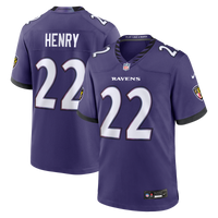 Baltimore Ravens Derrick Henry Nike Purple Team Game Jersey