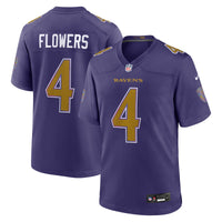Baltimore Ravens Zay Flowers Nike Purple Alternate Game Jersey