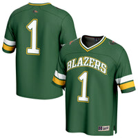 GameDay Greats #1 Green UAB Blazers Lightweight Football Fashion Jersey