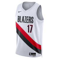 Portland Trail Blazers Nike Replica Association Edition Swingman Jersey - White - Shaedon Sharpe