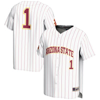 GameDay Greats #1 White Arizona State Sun Devils Lightweight Baseball Jersey