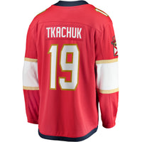 Florida Panthers Matthew Tkachuk Fanatics Red Home Breakaway Player Jersey