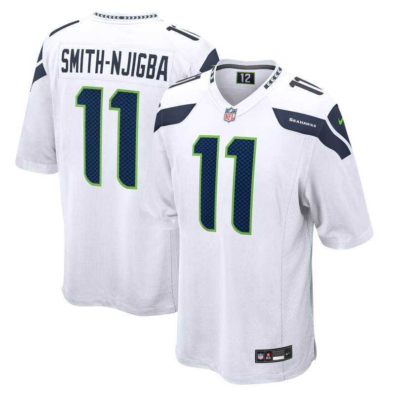 Seattle Seahawks Jaxon Smith-Njigba Nike White Game Jersey