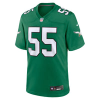 Philadelphia Eagles Brandon Graham Nike Kelly Green Alternate Game Jersey