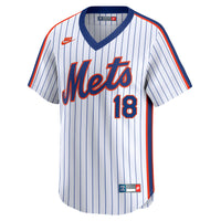 New York Mets Darryl Strawberry Nike White Throwback Cooperstown Collection Limited Jersey