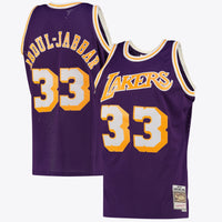 Los Angeles Lakers Kareem Abdul-Jabbar Alternate Swingman Jersey By Mitchell & Ness - Purple -