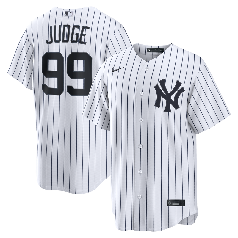 New York Yankees Aaron Judge Nike White Home Replica Jersey