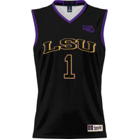 Male GameDay Greats #1 Black LSU Tigers Lightweight Basketball Jersey